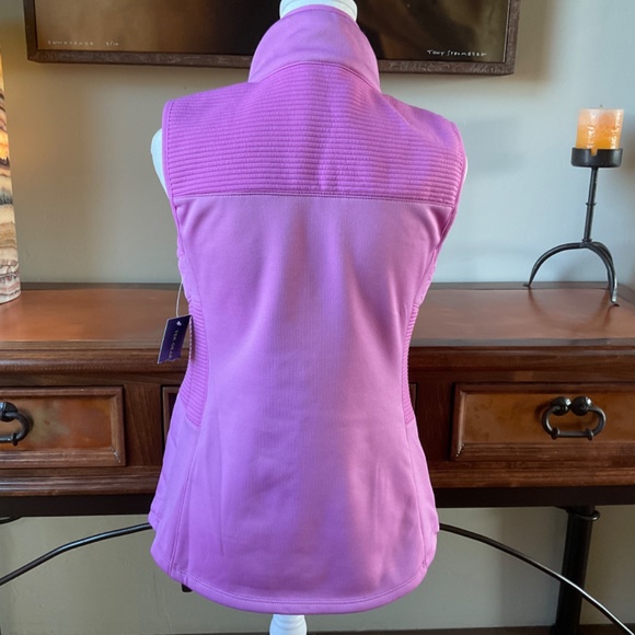Tek Gear Zip-Up Puffy Vest. Pink. Size S - Picture 4 of 8